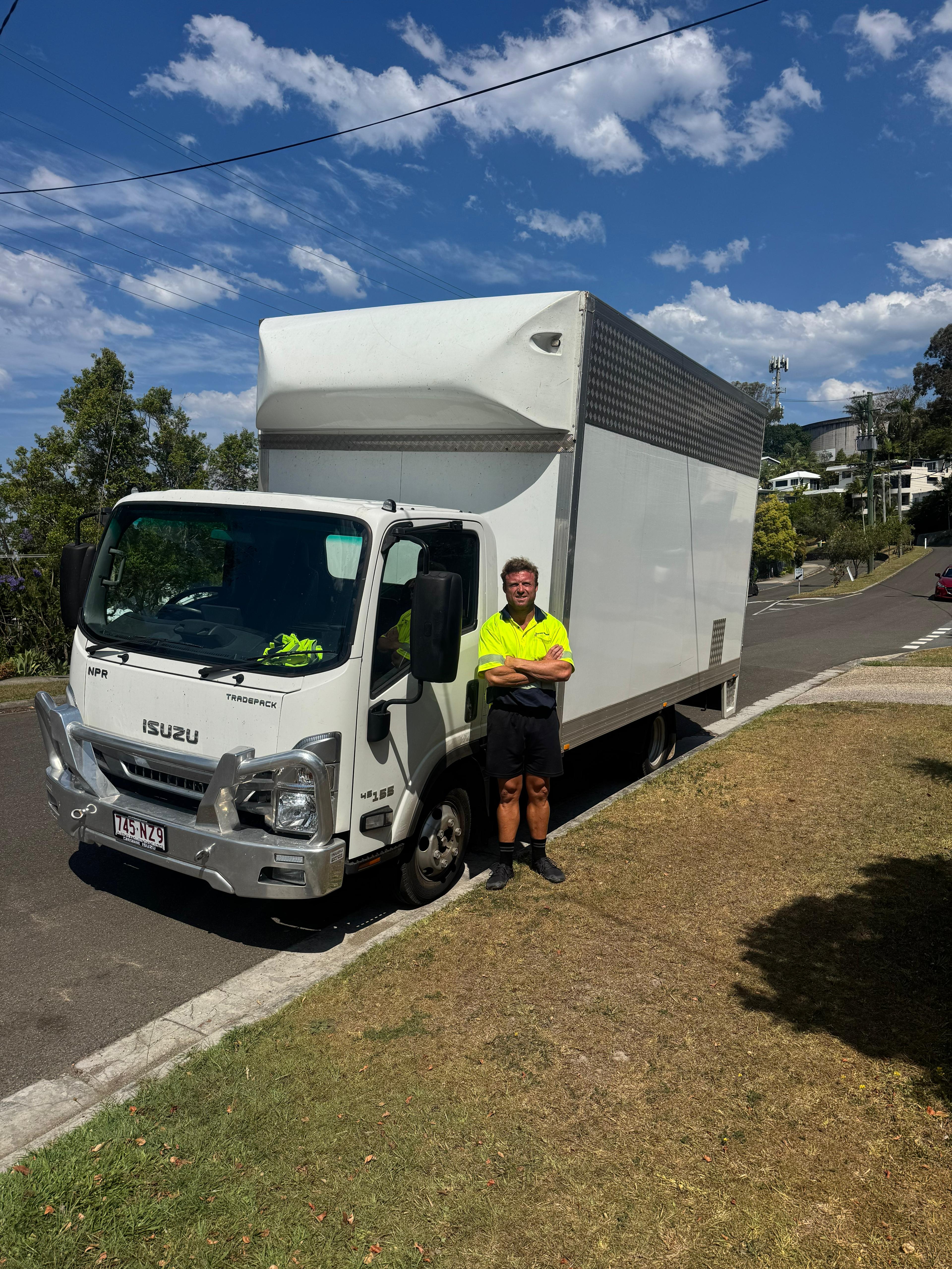 Pickup Pals Isuzu truck on the Sunshine Coast